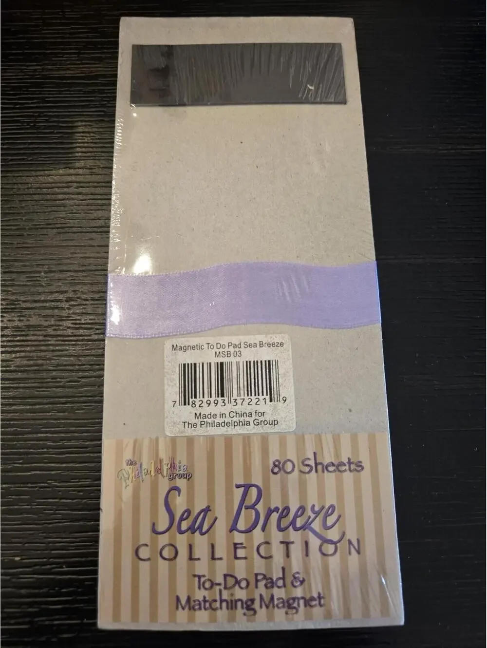 Sea Breeze Collection Wheel And Blue Magnetic To Do Pad Matching Magnet Sealed